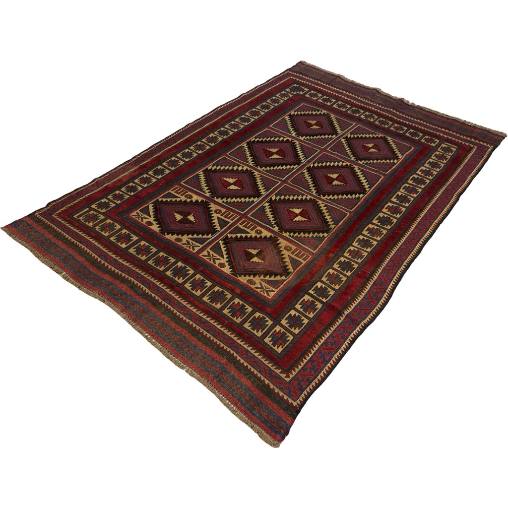 300 x 200 cm Tribal Kilim-Barjesta – Hand Woven Wool Rug