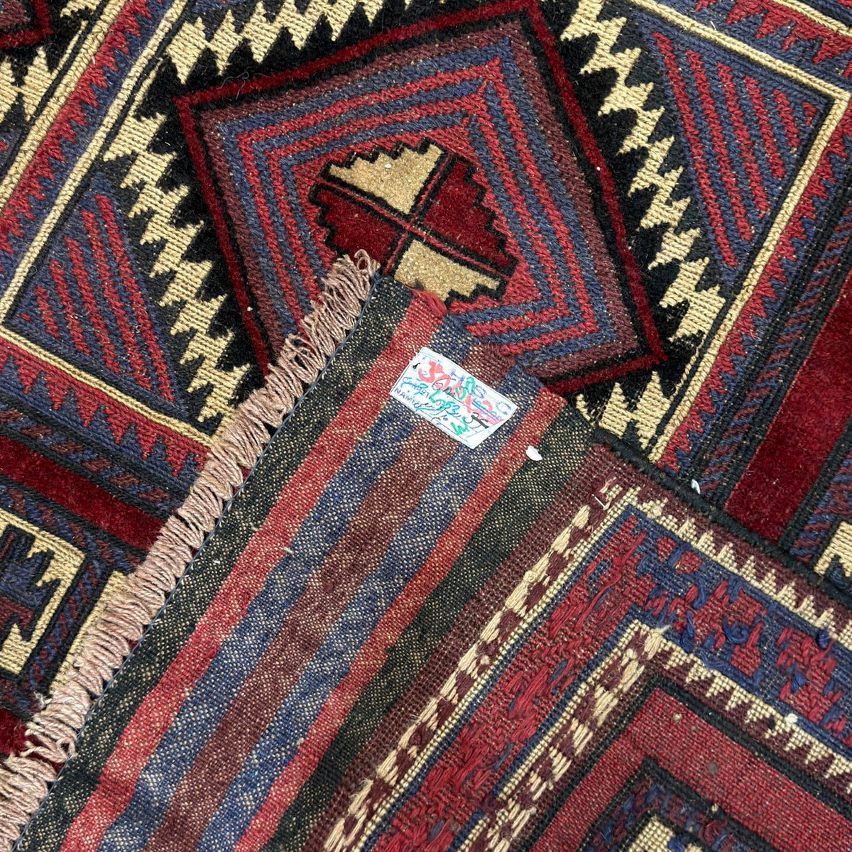 300 x 200 cm Tribal Kilim-Barjesta – Hand Woven Wool Rug