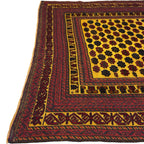 300 x 200 cm Kilim-Barjesta with All-Over Rosette Field – Hand Woven Wool Rug