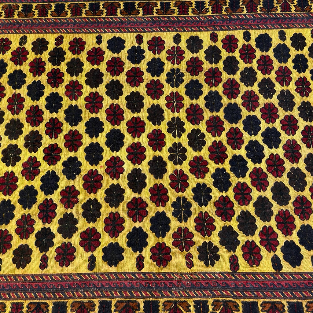 300 x 200 cm Kilim-Barjesta with All-Over Rosette Field – Hand Woven Wool Rug