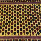 300 x 200 cm Kilim-Barjesta with All-Over Rosette Field – Hand Woven Wool Rug
