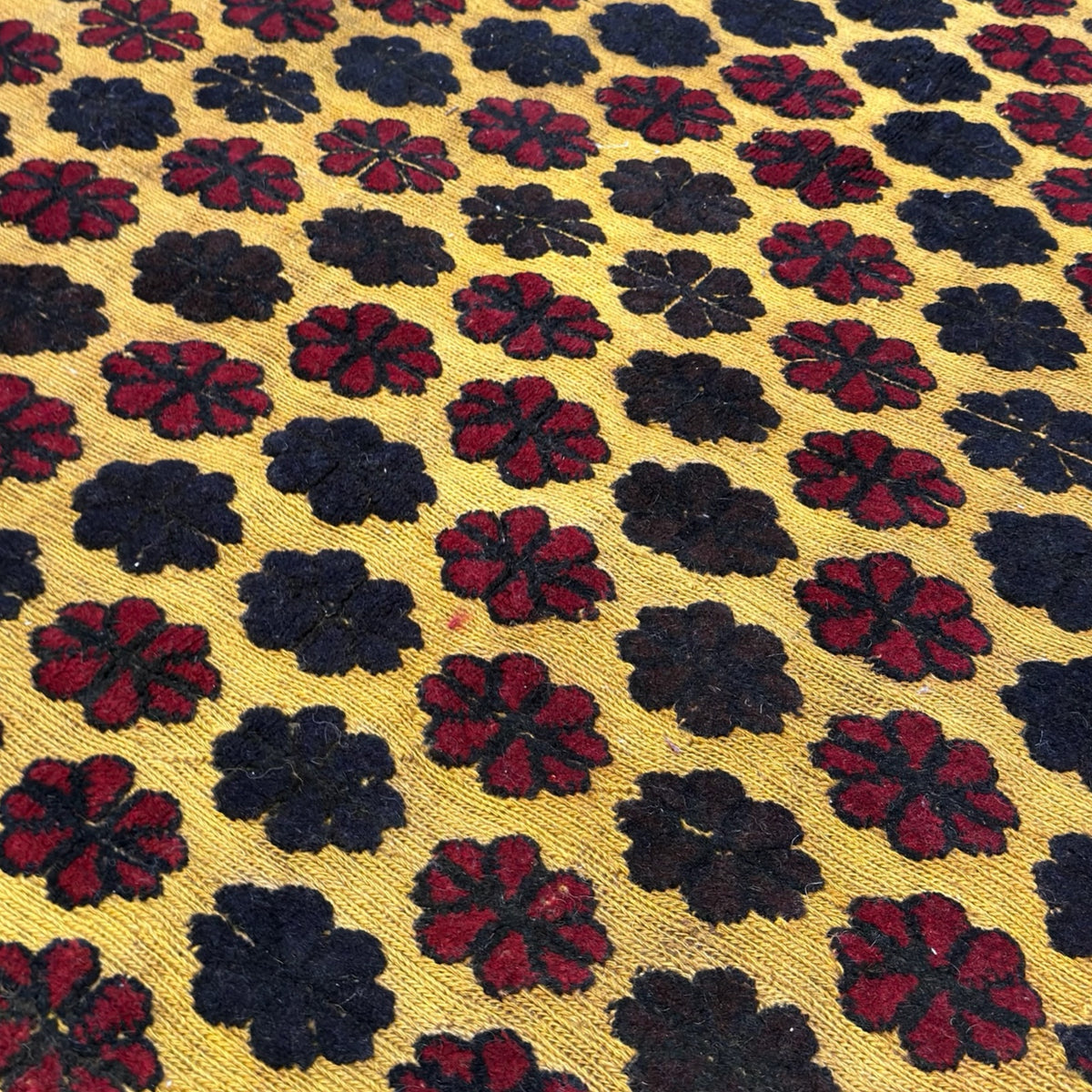 300 x 200 cm Kilim-Barjesta with All-Over Rosette Field – Hand Woven Wool Rug