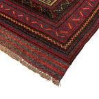 300 x 200 cm Tribal Kilim-Barjesta with Four Stepped Medallions – Hand Woven Wool Rug