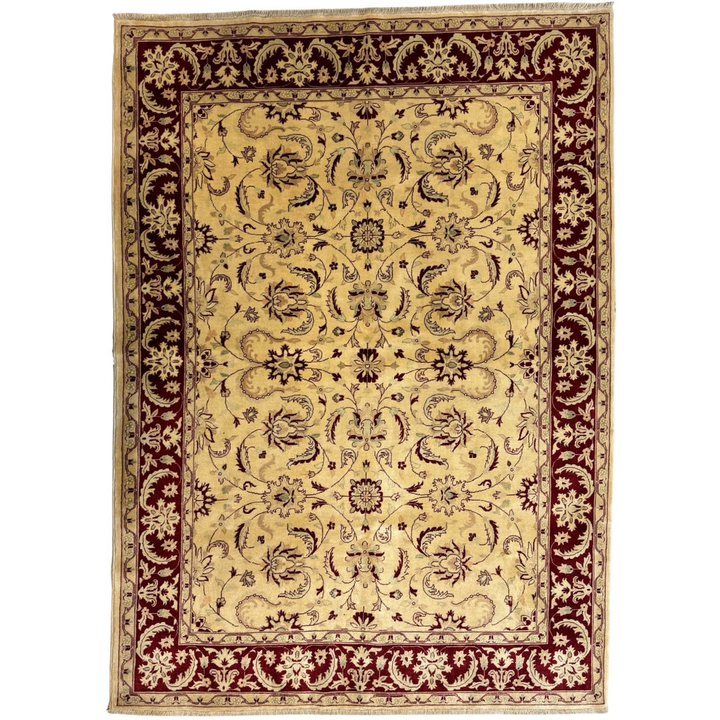 238 x 172 cm Beljik Chobi Belgian Hand-Knotted Wool Rug