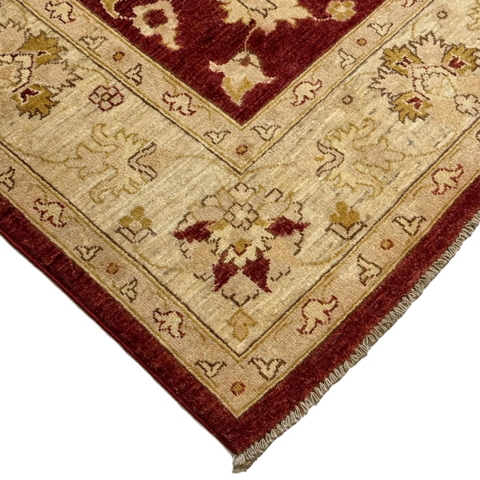 294 x 193 cm Afghan Chobi Ziegler Hand-Knotted Wool Rug