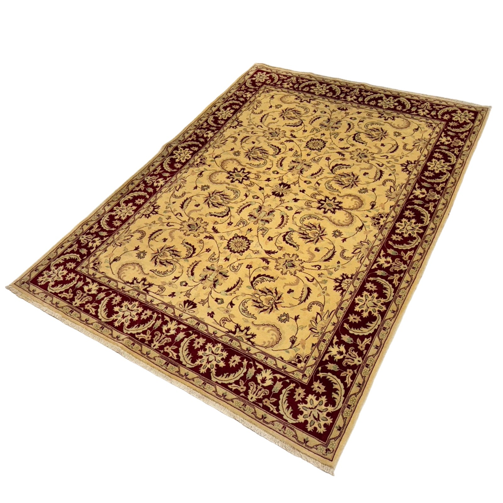 238 x 172 cm Beljik Chobi Belgian Hand-Knotted Wool Rug