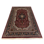290 x 180 cm Hand Knotted Indian Silk Jaipur Oriental Rug