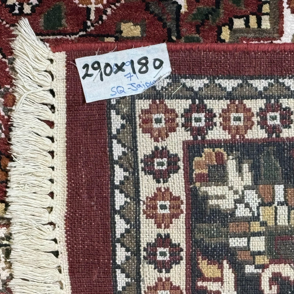 290 x 180 cm Hand Knotted Indian Silk Jaipur Oriental Rug