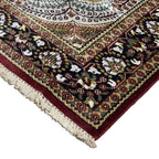 216 x 153 cm Hand Knotted Indian Silk Jaipur Oriental Rug