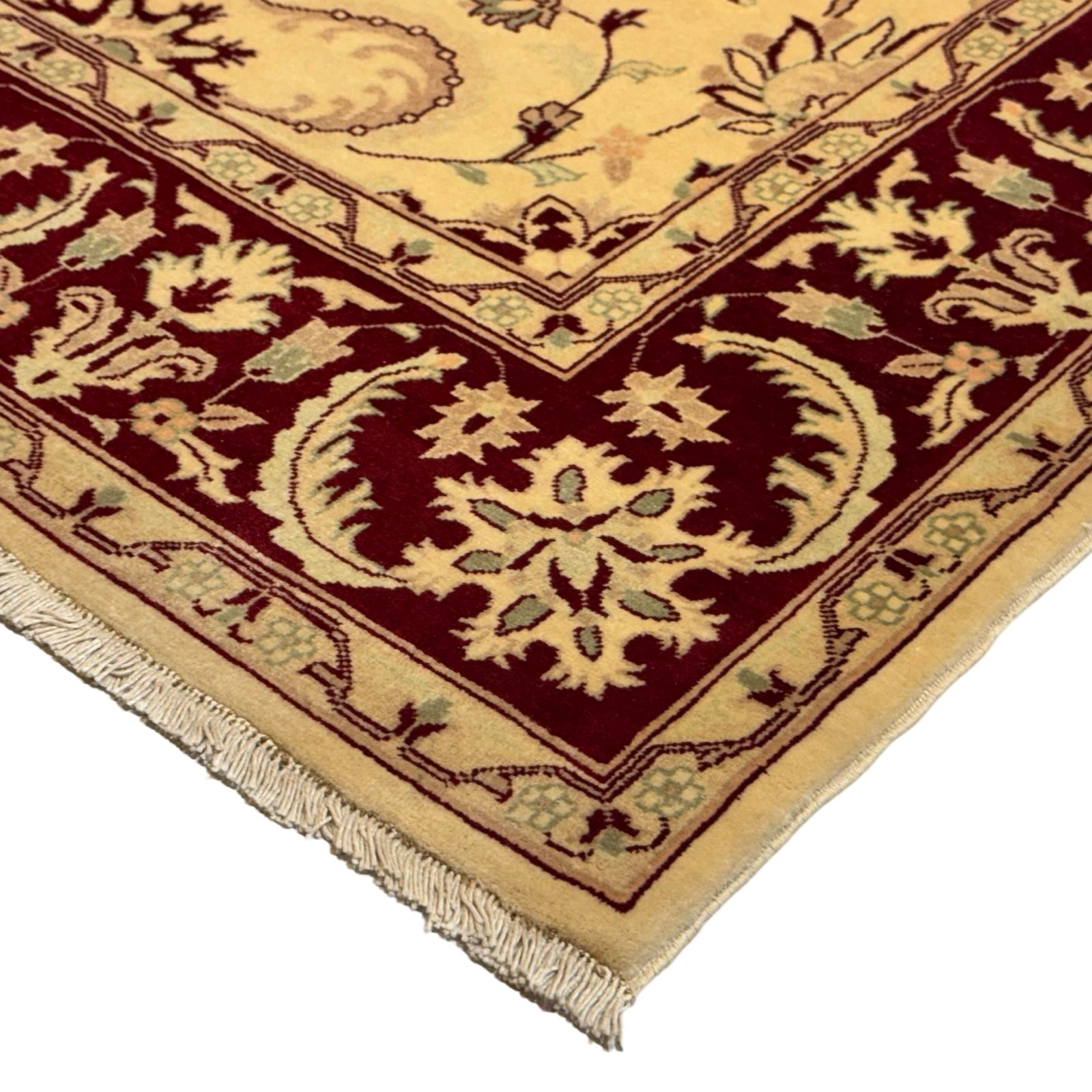 238 x 172 cm Beljik Chobi Belgian Hand-Knotted Wool Rug