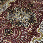 216 x 153 cm Hand Knotted Indian Silk Jaipur Oriental Rug