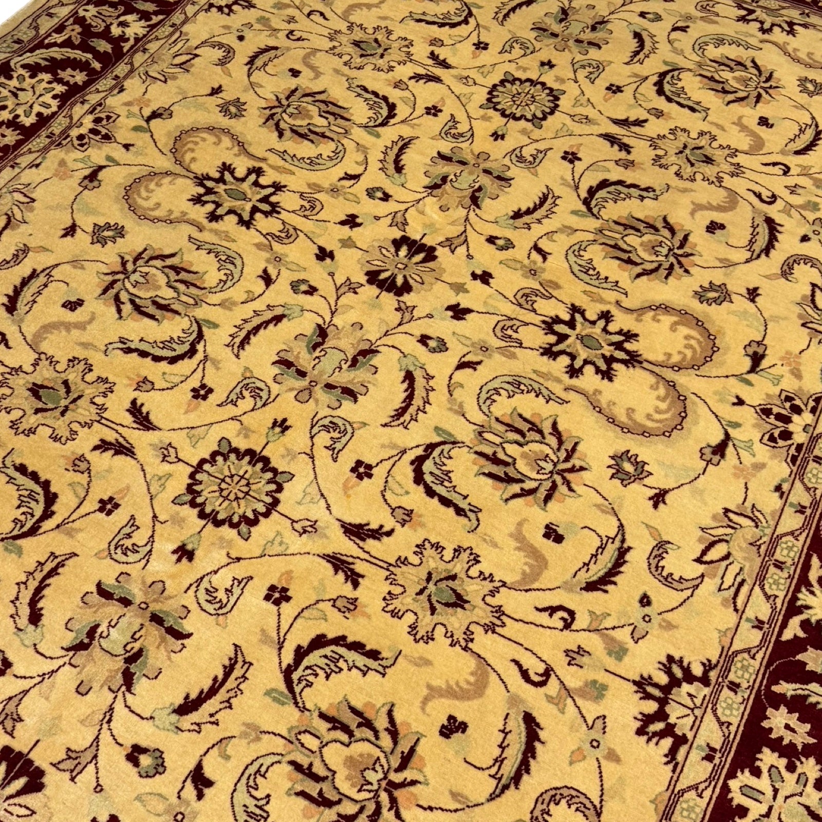 238 x 172 cm Beljik Chobi Belgian Hand-Knotted Wool Rug