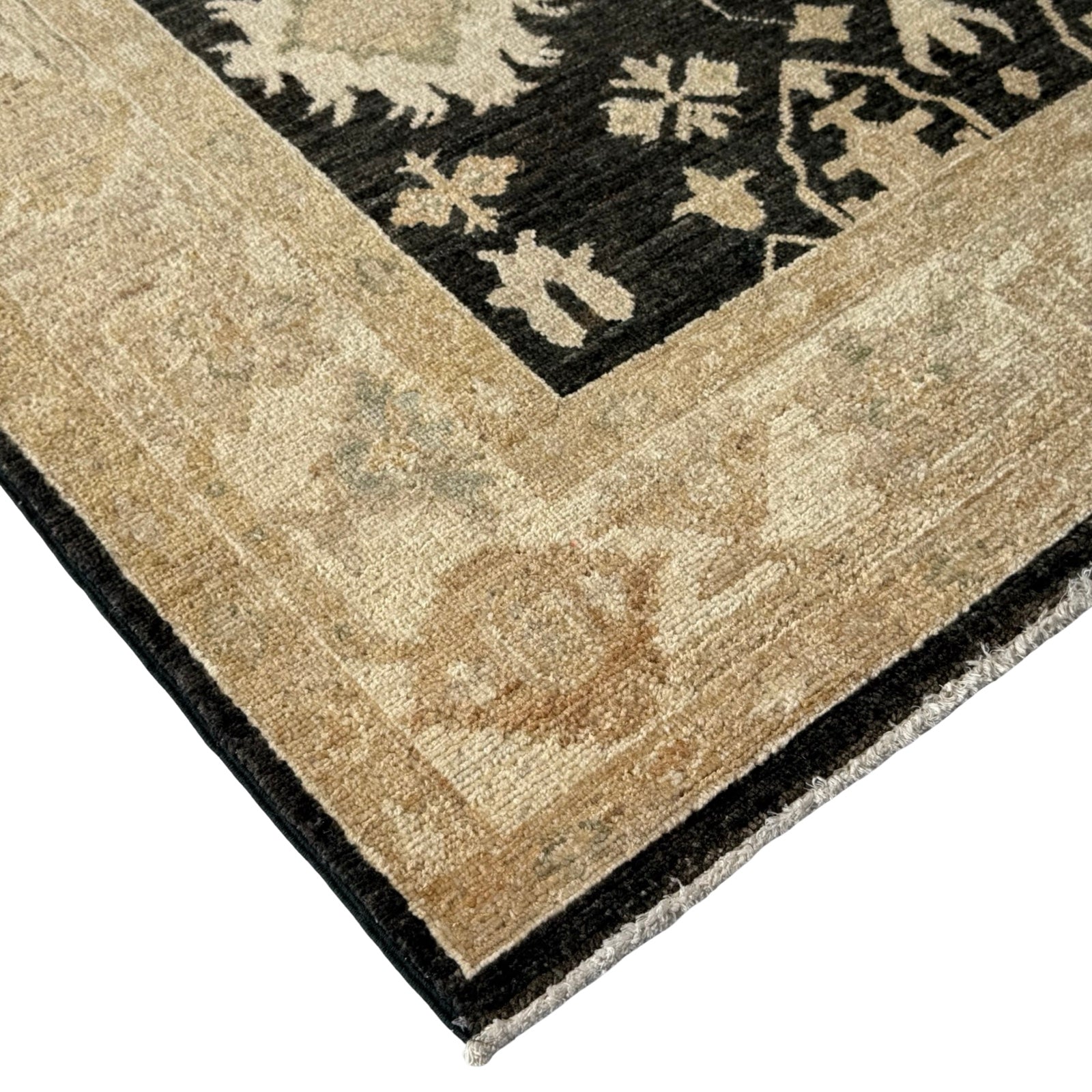 185 x 119 cm Afghan Chobi Hand-Knotted Wool Rug