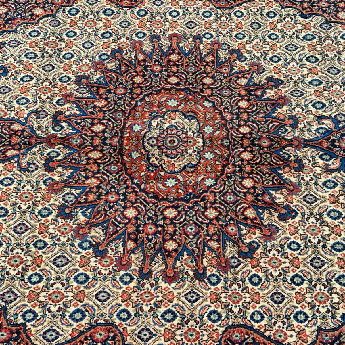 290 x 200 cm Hand Knotted Persian Moud Wool Rug