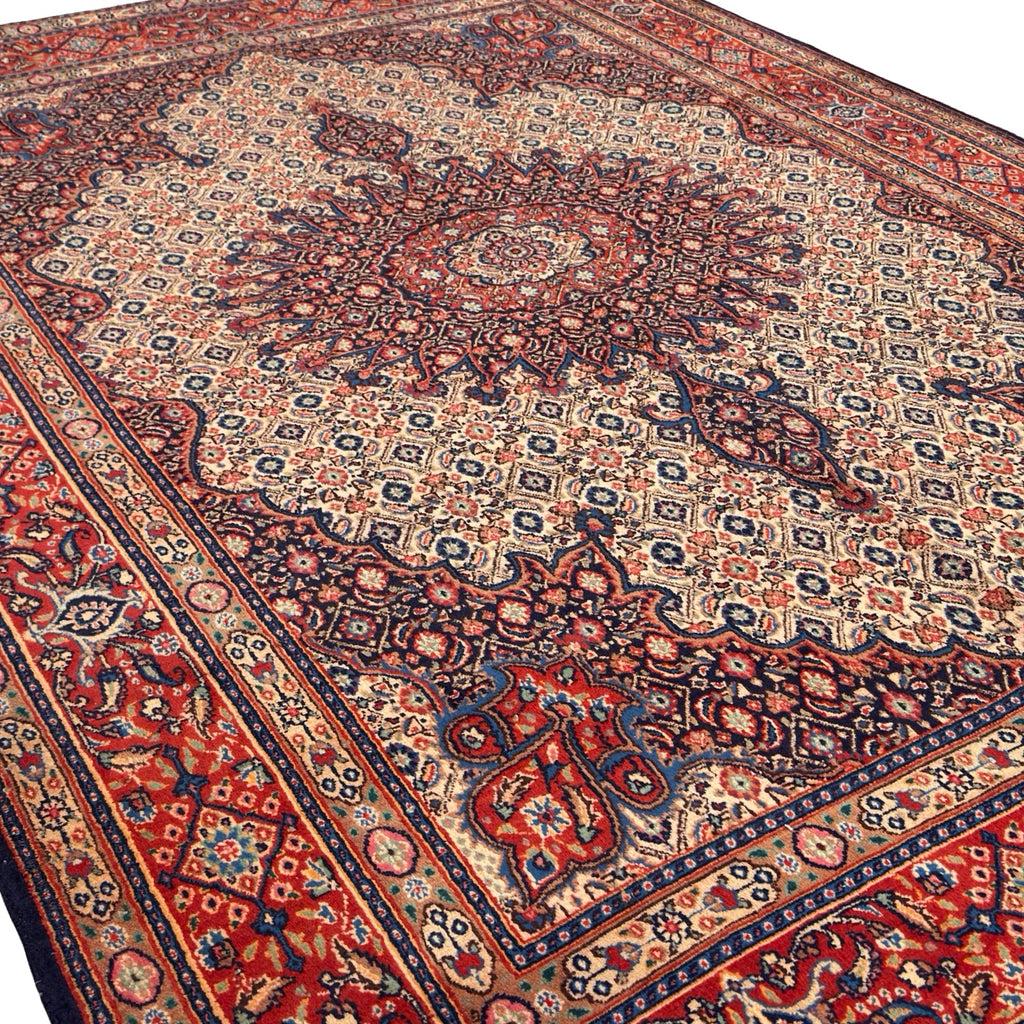 290 x 200 cm Hand Knotted Persian Moud Wool Rug