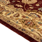 269 x 158 cm Afghan Chobi Ziegler Hand-Knotted Wool Rug