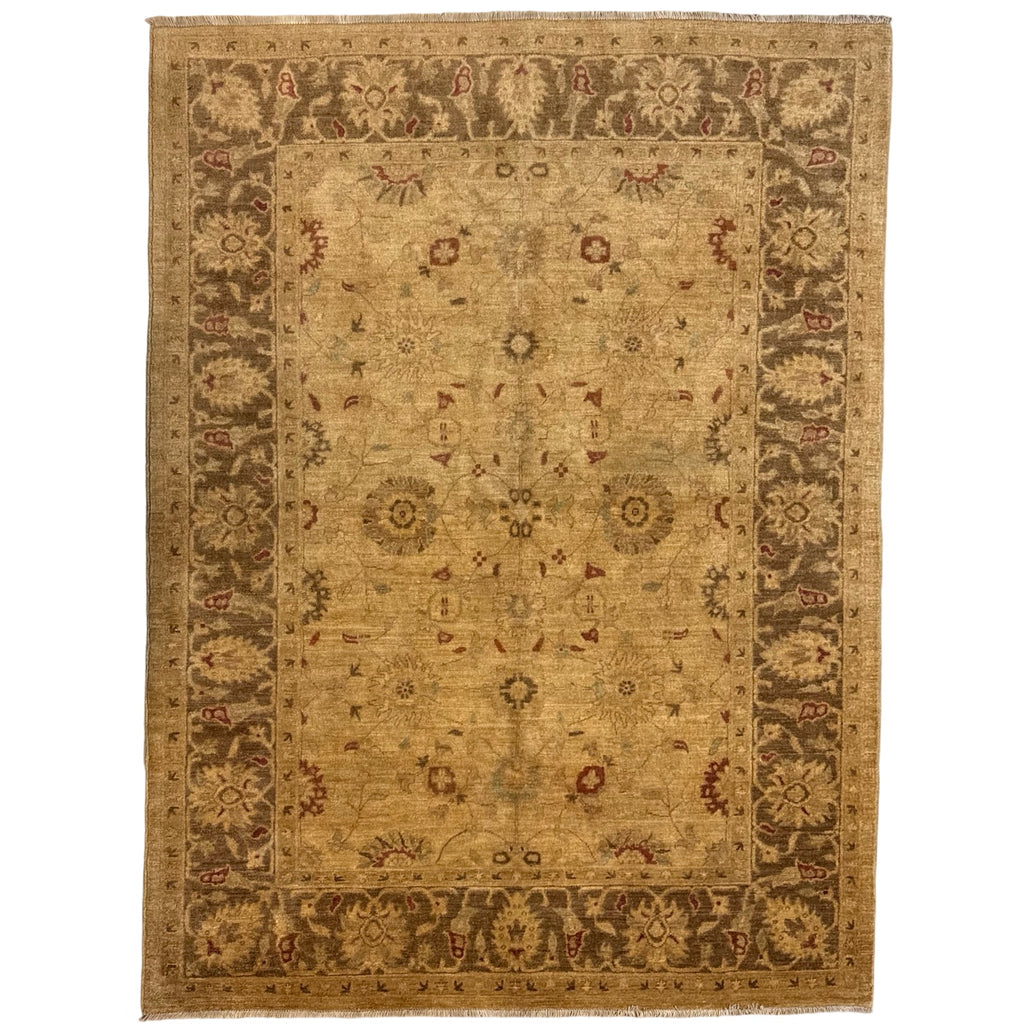 232 x 171 cm Afghan Chobi Hand-Knotted Wool Rug