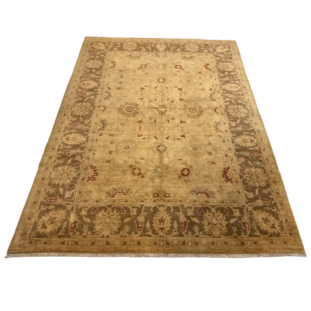 232 x 171 cm Afghan Chobi Hand-Knotted Wool Rug