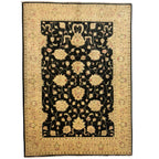 242 x 172 cm Afghan Chobi Hand-Knotted Wool Rug