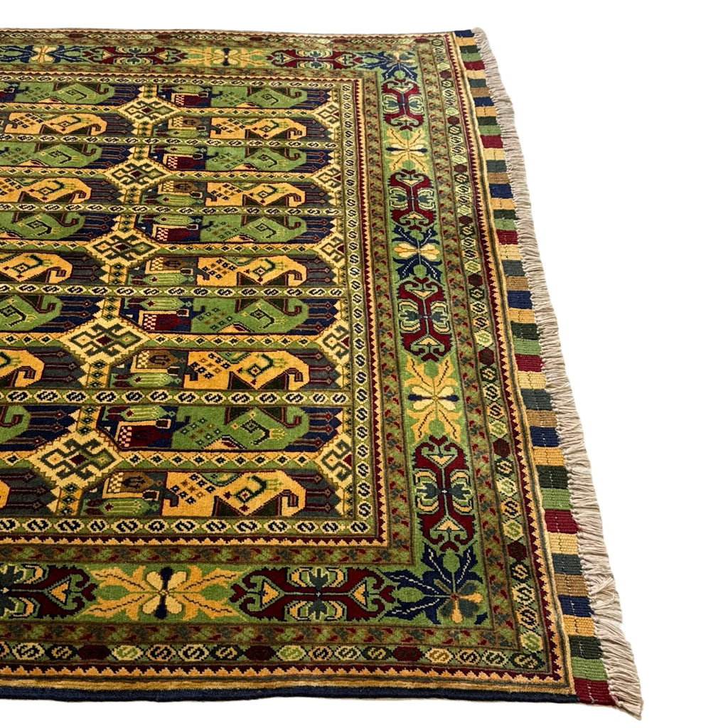 265 x 155 cm Hand Knotted Afghan Tashqandi – Wool Rug