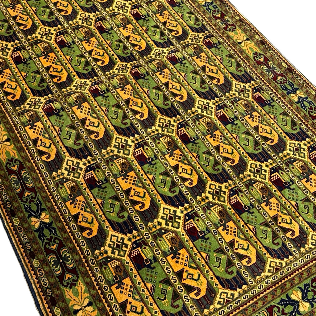 265 x 155 cm Hand Knotted Afghan Tashqandi – Wool Rug