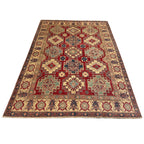 268 x 191 cm Hand Knotted Afghan Kazak Wool Rug