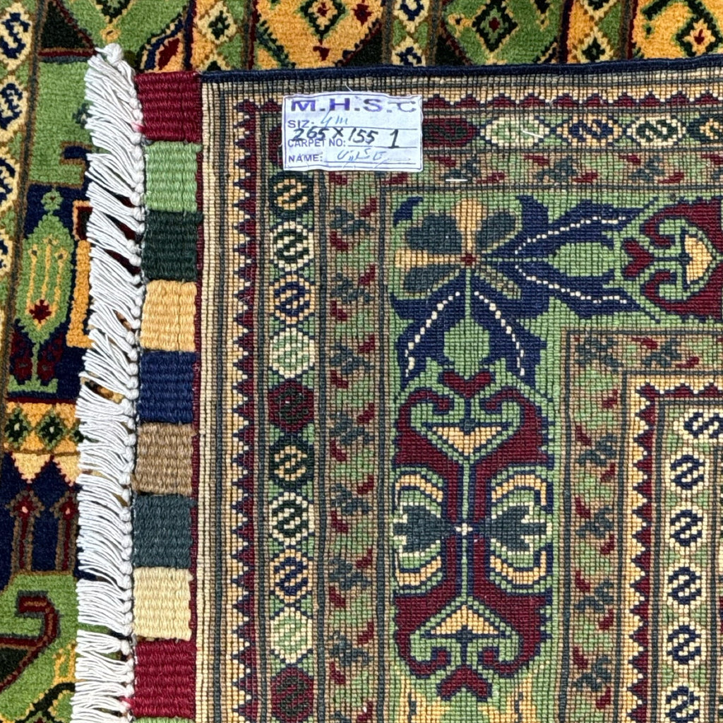 265 x 155 cm Hand Knotted Afghan Tashqandi – Wool Rug