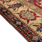 268 x 191 cm Hand Knotted Afghan Kazak Wool Rug