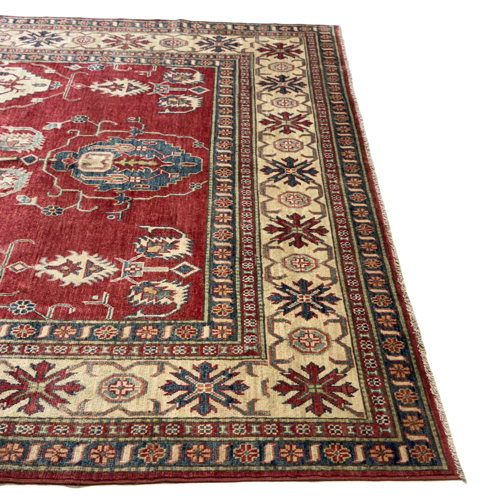 304 x 214 cm Hand Knotted Afghan Kazak Wool Rug