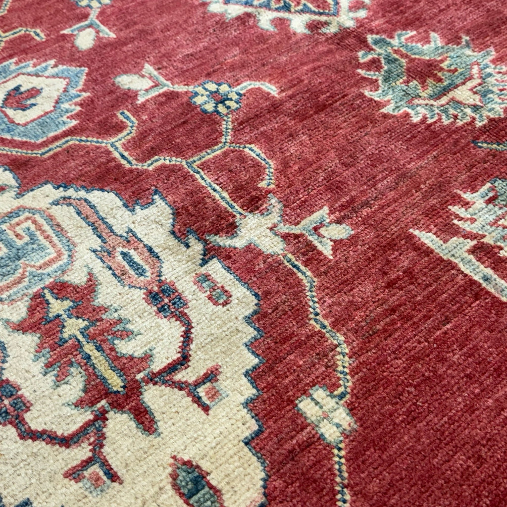 304 x 214 cm Hand Knotted Afghan Kazak Wool Rug