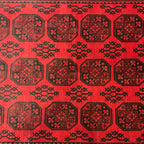 278 x 199 cm Hand Knotted Afghan Akche – Wool Rug