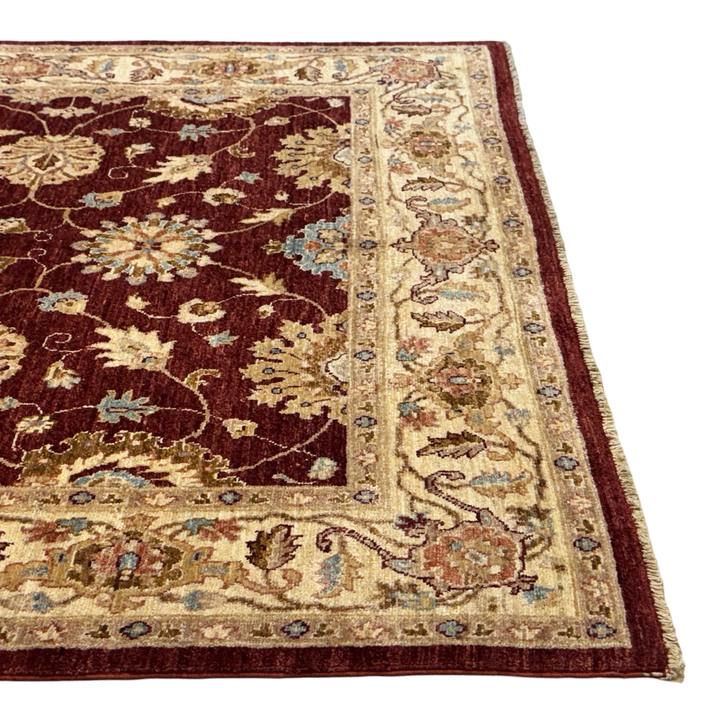 269 x 158 cm Afghan Chobi Ziegler Hand-Knotted Wool Rug