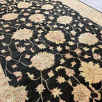 242 x 172 cm Afghan Chobi Hand-Knotted Wool Rug