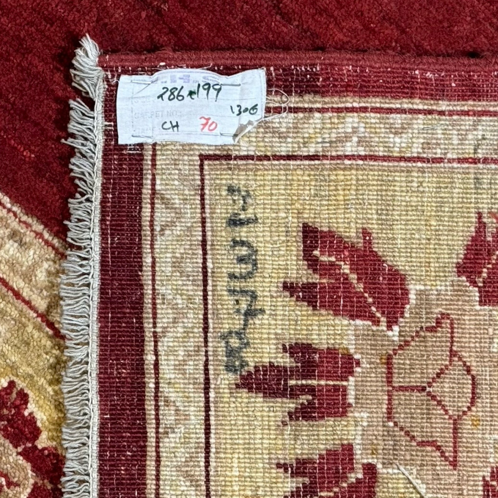 286 x 199 cm Afghan Royal Design Chobi Hand-Knotted Wool Rug