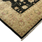 242 x 172 cm Afghan Chobi Hand-Knotted Wool Rug
