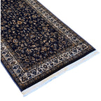 600 x 80cm All Over Floral Persian – Navy Runner Rug