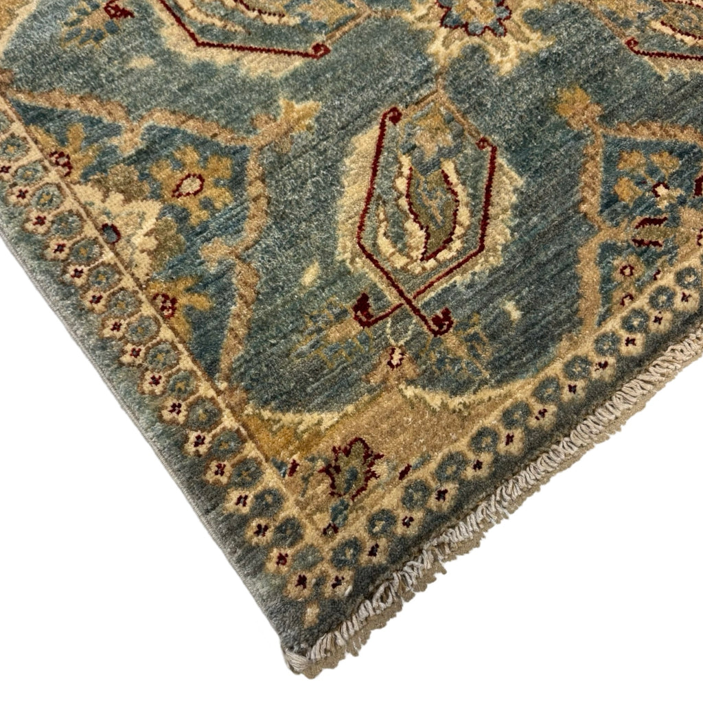 130 x 84 cm Afghan Chobi Ziegler Hand-Knotted Wool Rug