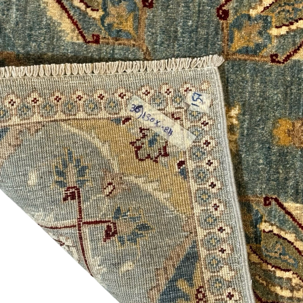 130 x 84 cm Afghan Chobi Ziegler Hand-Knotted Wool Rug
