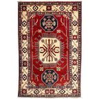 153 x 100 cm Hand Knotted Afghan Kazak – Wool Rug