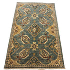 130 x 84 cm Afghan Chobi Ziegler Hand-Knotted Wool Rug