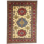 289 x 200 cm Hand Knotted Afghan Kazak Wool Rug