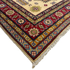 289 x 200 cm Hand Knotted Afghan Kazak Wool Rug