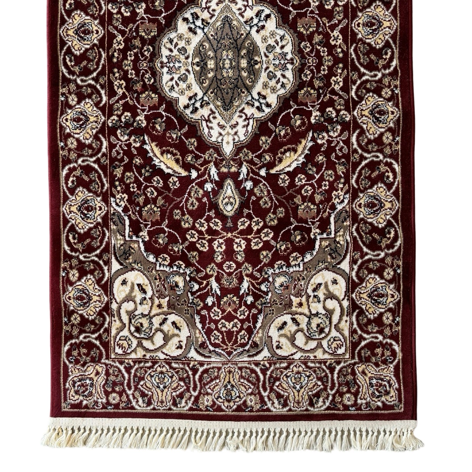 800 x 80cm Persian Mashad, Maroon Runner Rug