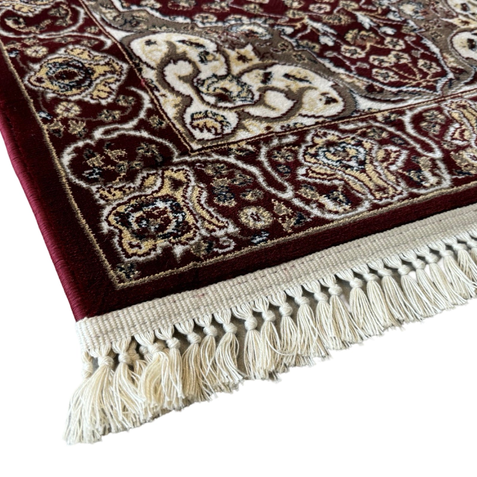 800 x 80cm Persian Mashad, Maroon Runner Rug