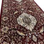 800 x 80cm Persian Mashad, Maroon Runner Rug