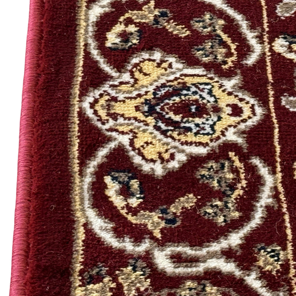 800 x 80cm Persian Mashad, Maroon Runner Rug