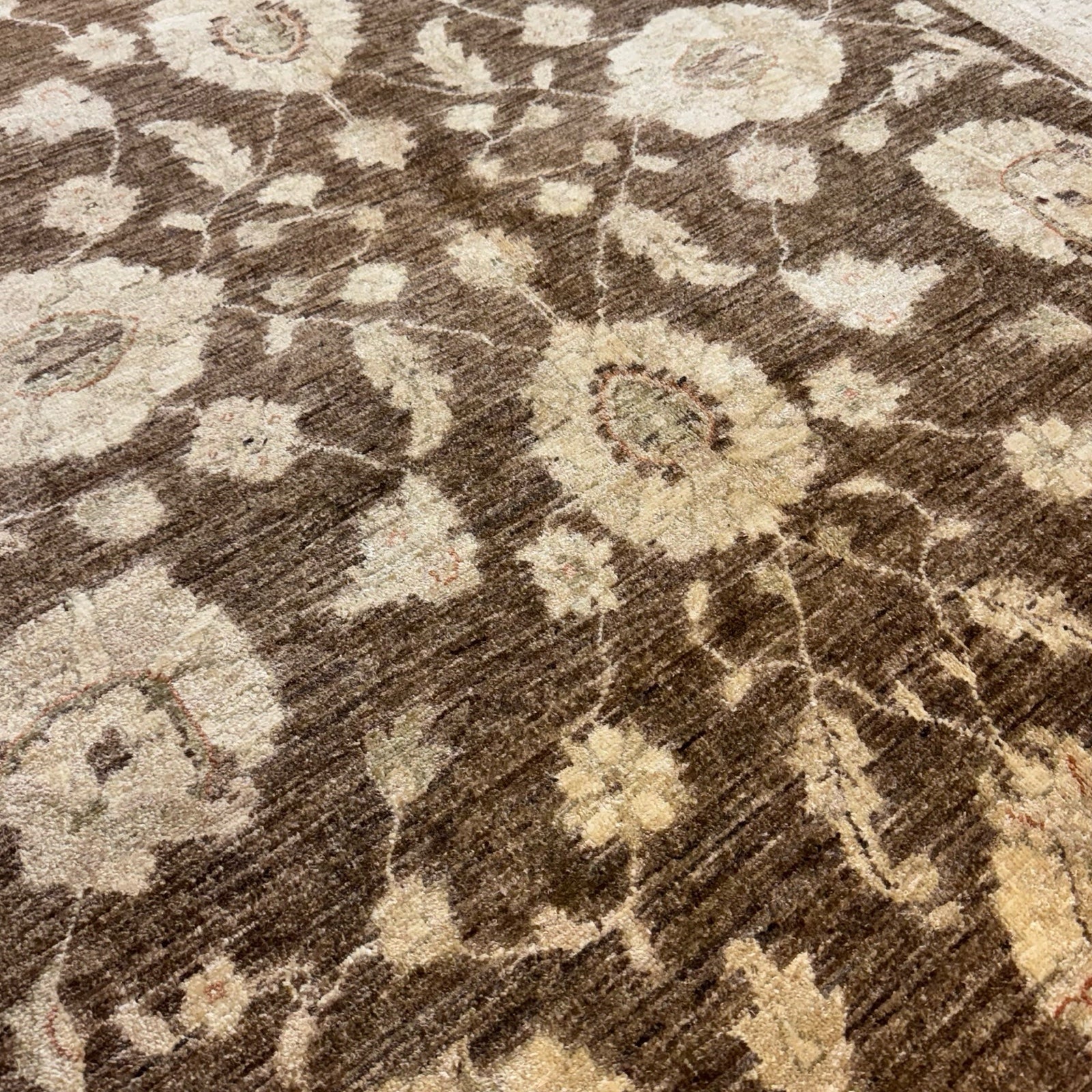 270 x 190 cm Afghan Chobi Ziegler Hand-Knotted Wool Rug