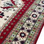197 x 145 cm Hand Knotted Afghan Kazak Wool Rug