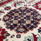 197 x 145 cm Hand Knotted Afghan Kazak Wool Rug