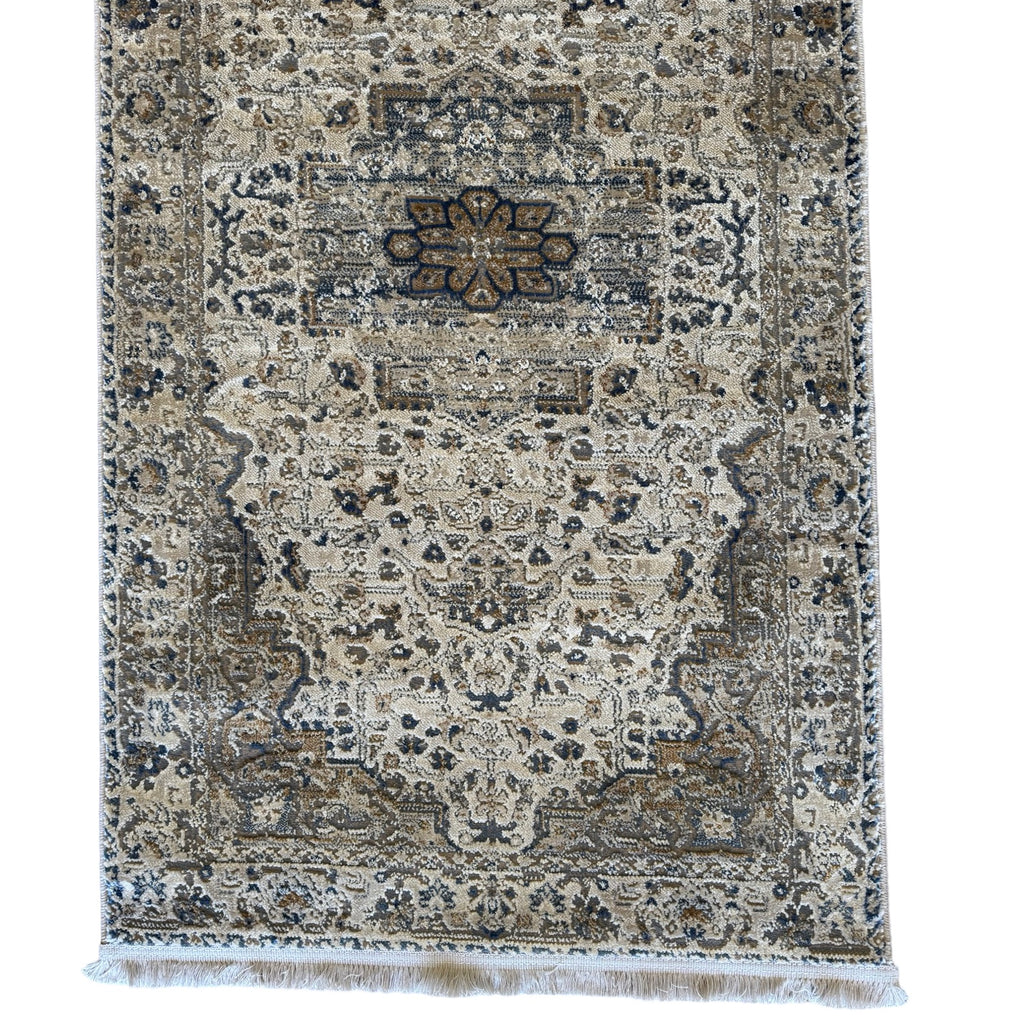 800 x 80cm Vintage Persian, Beige Runner Rug